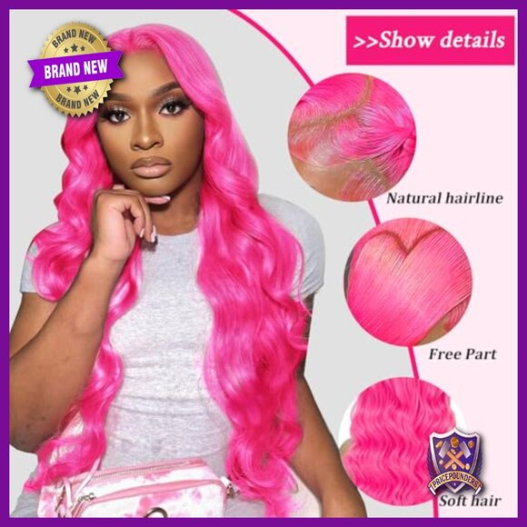 24 Inch Body Wave Lace Front Wig Human Hair 200 Density Pre Plucked main image 4